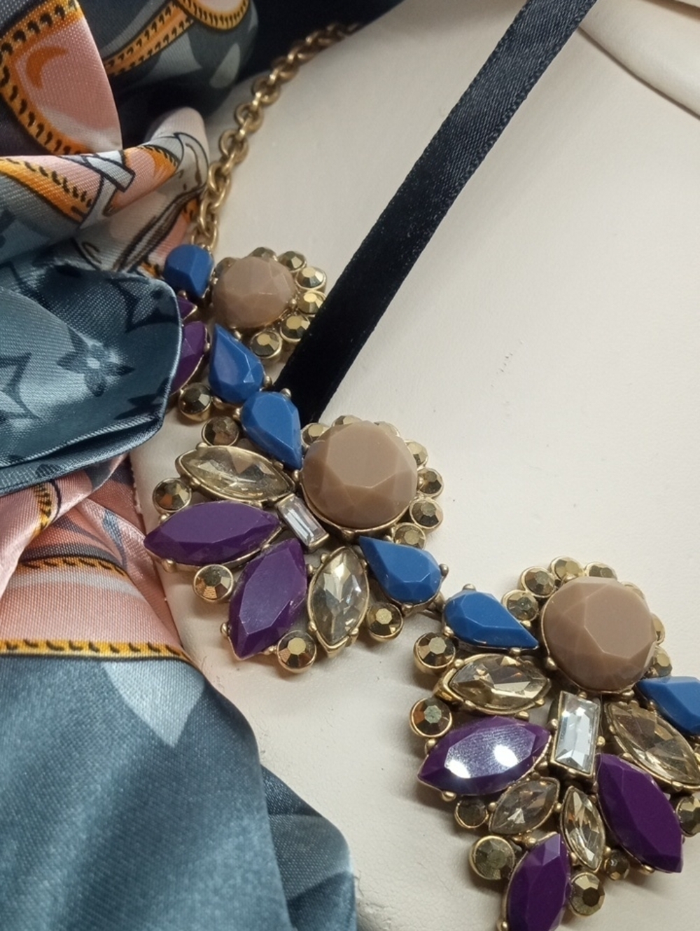 J.CREW FLEURAL STATEMEN NECKLACE - Picture 5 of 11
